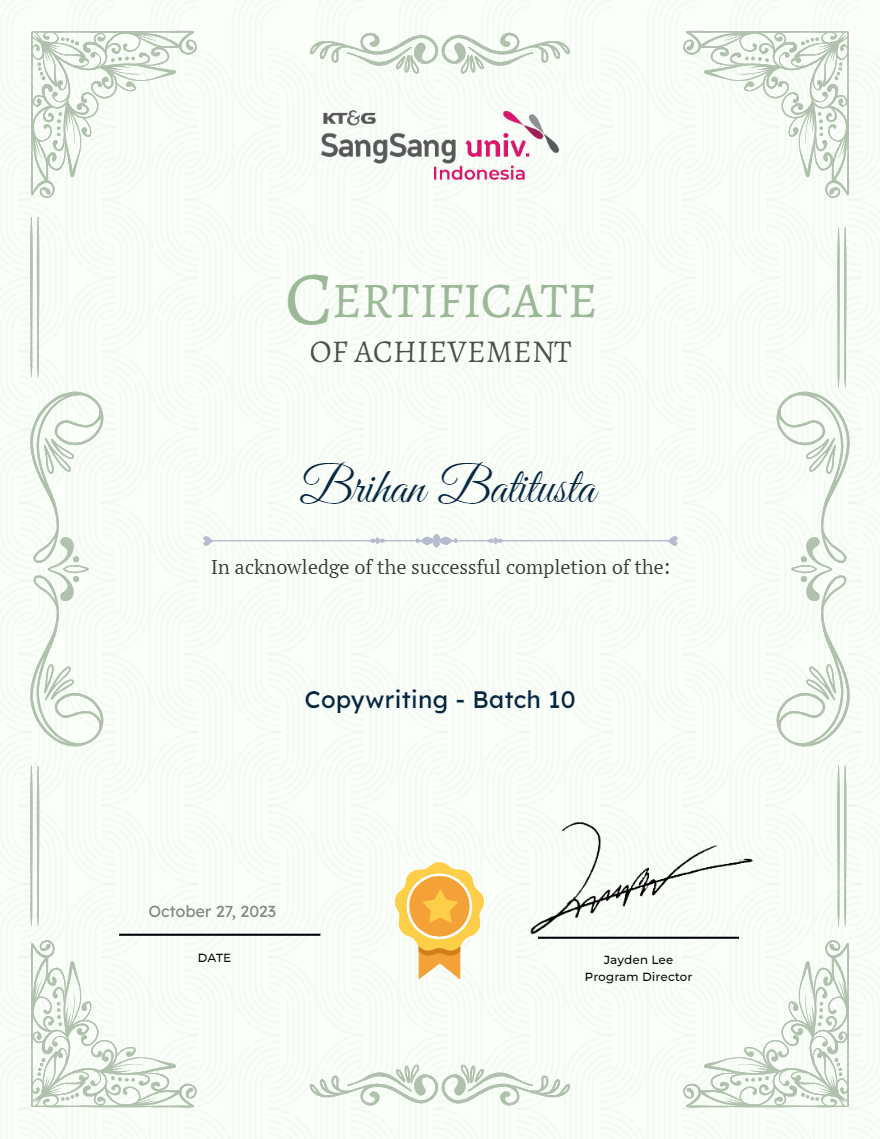 Copywriting - Batch 10